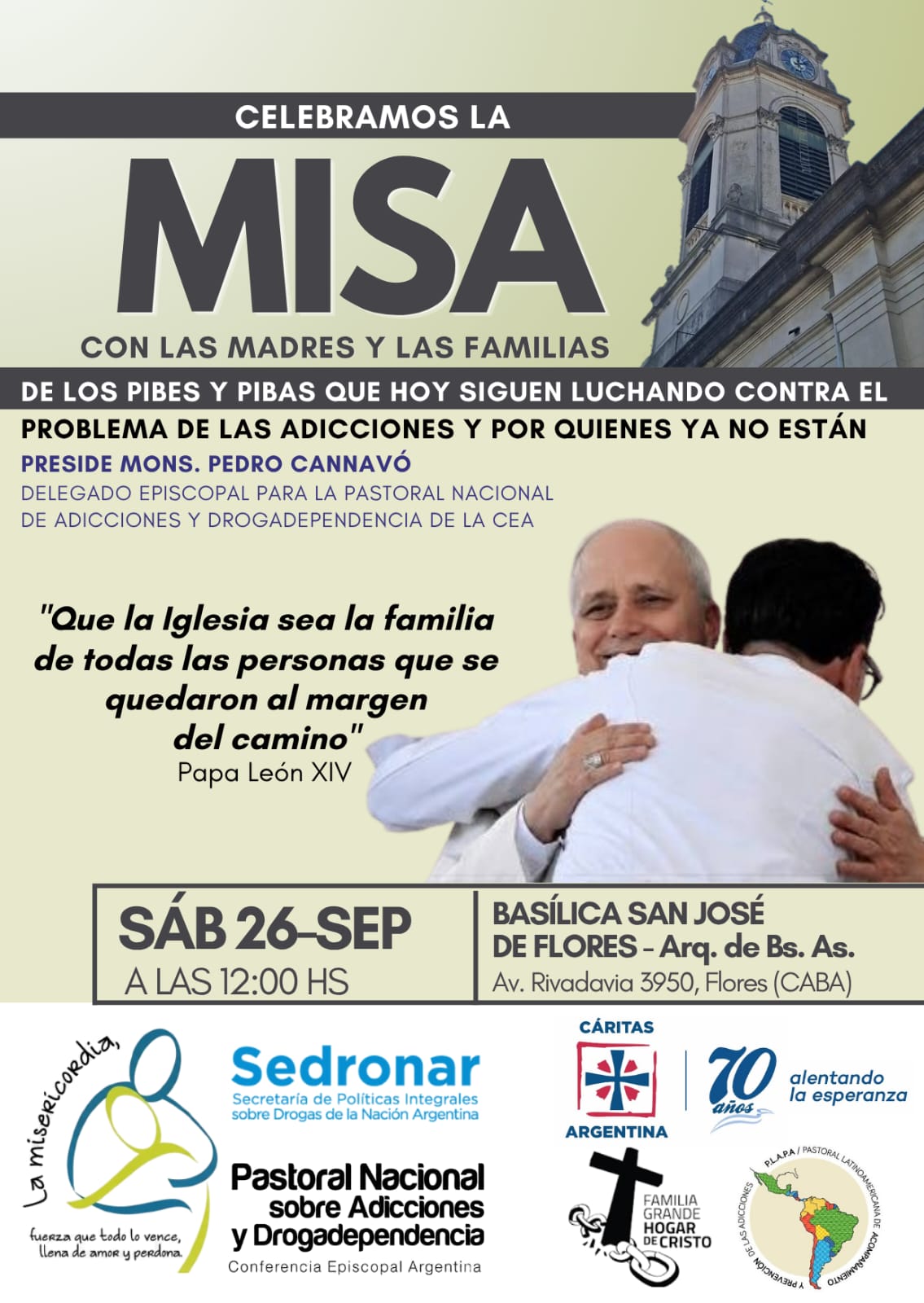MISA con las madres y las familias.